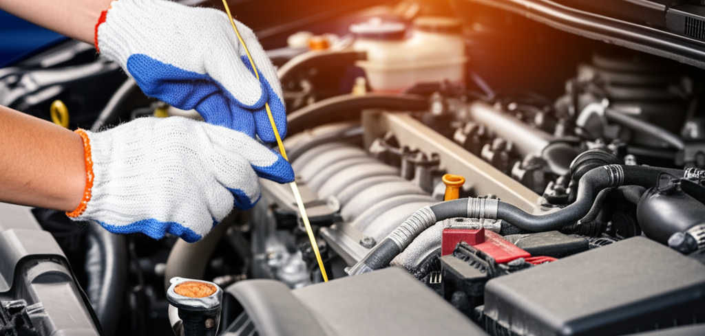 Автомеханік за роботою